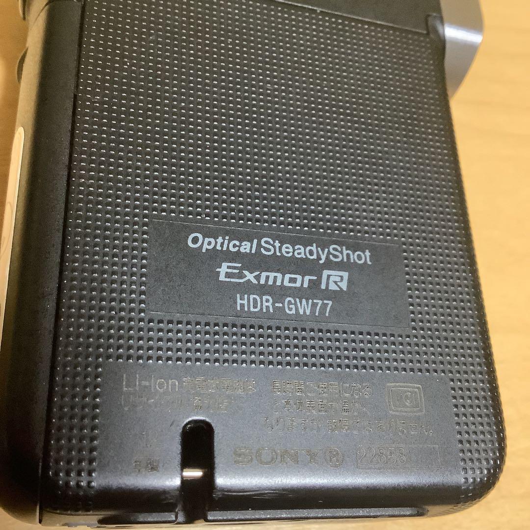 SONY 防水ハンディーカメラ HDR-GW77V ブラック