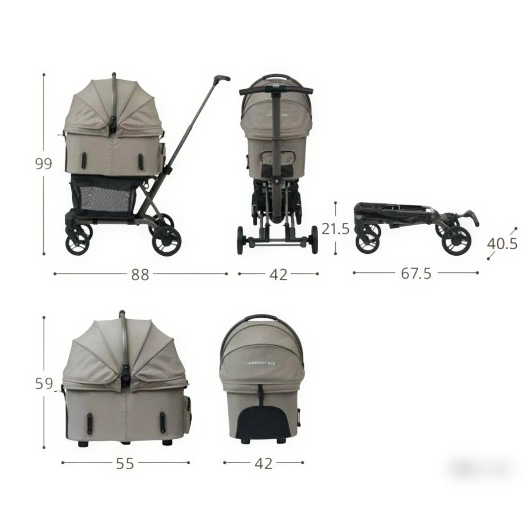 AIRBUGGY WIZ X トゥルーブラック コーナークッションのおまけ付き♡