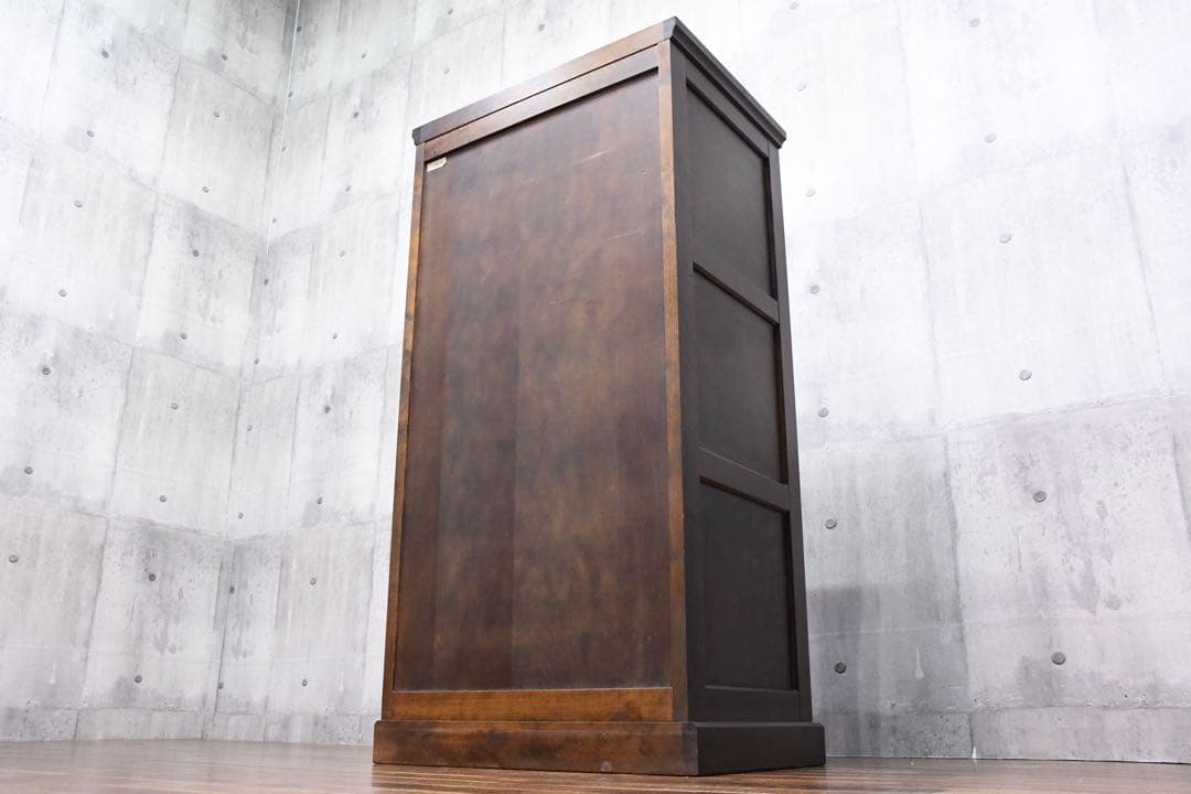 EBK28 北海道民芸家具 HM535 縦長タンス 7段チェスト カバ/樺材