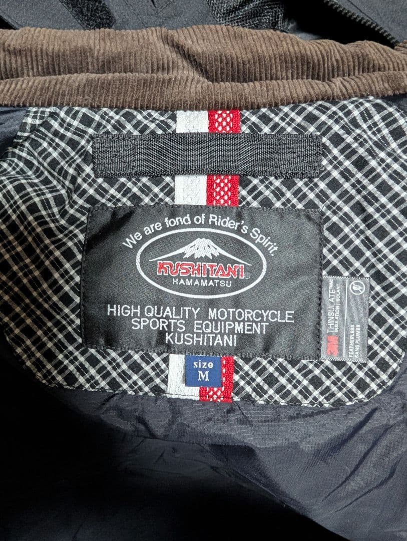 クシタニ　ウインターアーカナジャケット Mサイズ　k-2838 ブラック