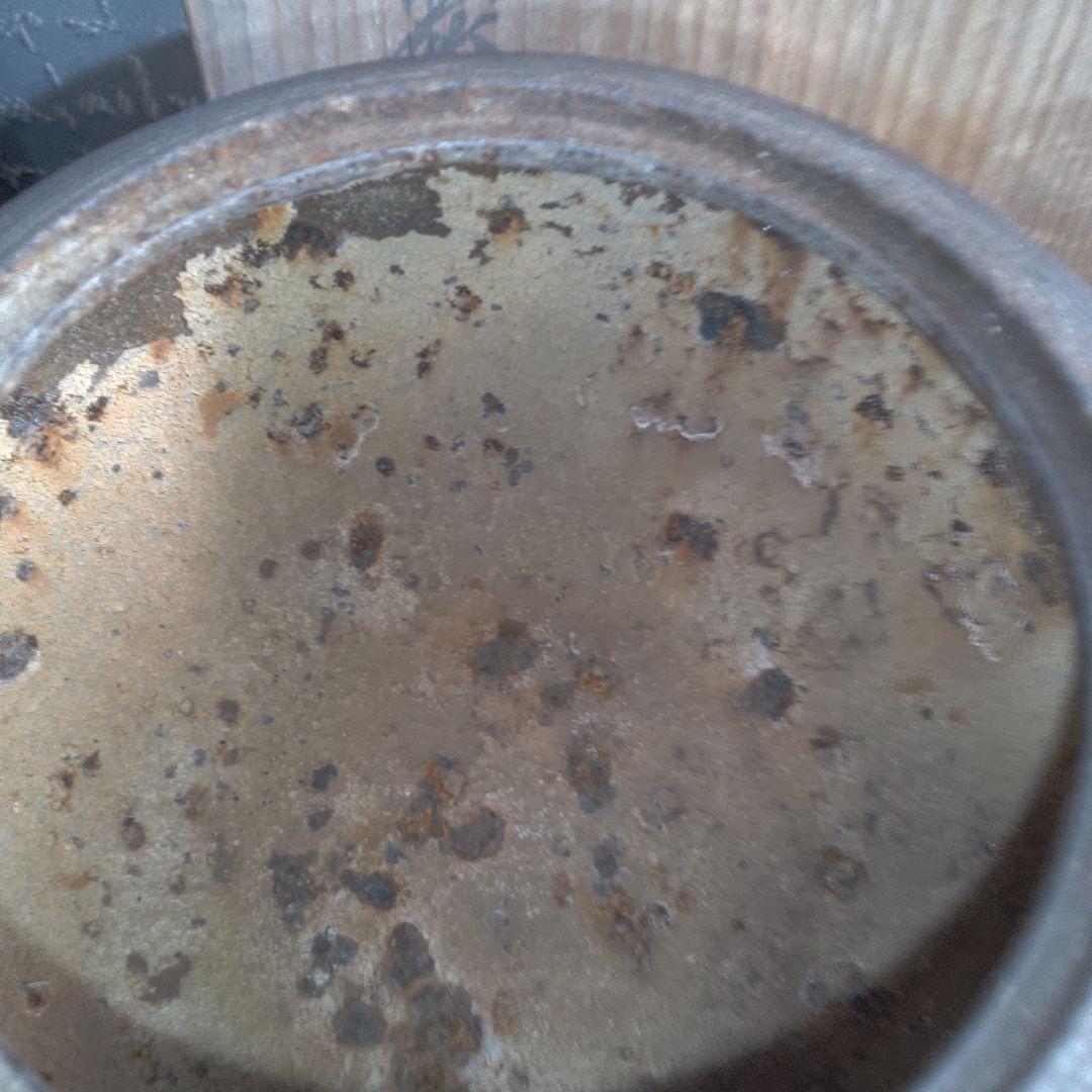 骨董１ 鉄瓶 直し水漏れあります。