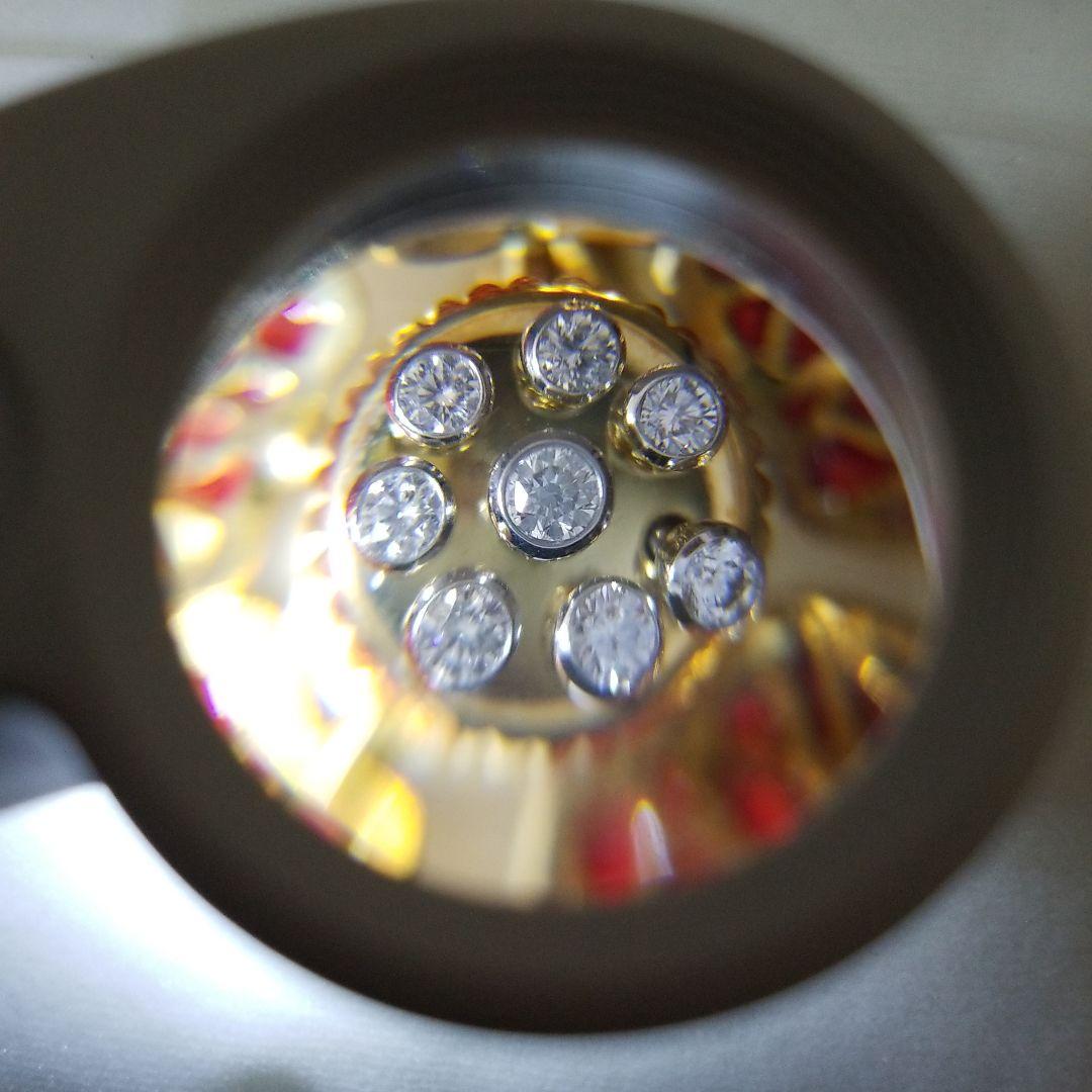 平和堂貿易　動く　ブローチ　刻印　あり　金　750　PT950　0、28カラット