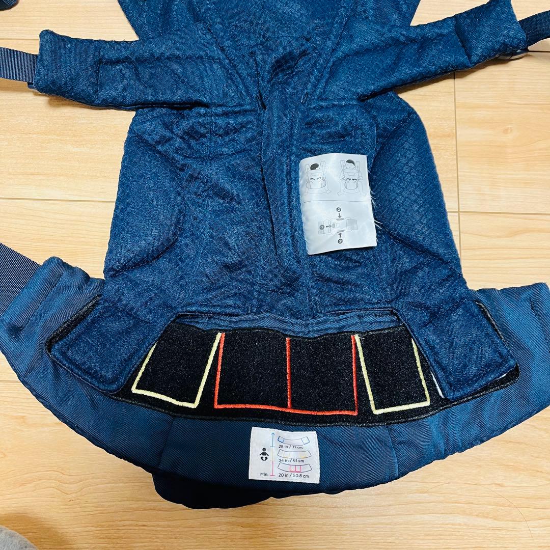 【美品✨】エルゴ　オムニブリーズergobaby ミッドナイトブルー 抱っこ紐