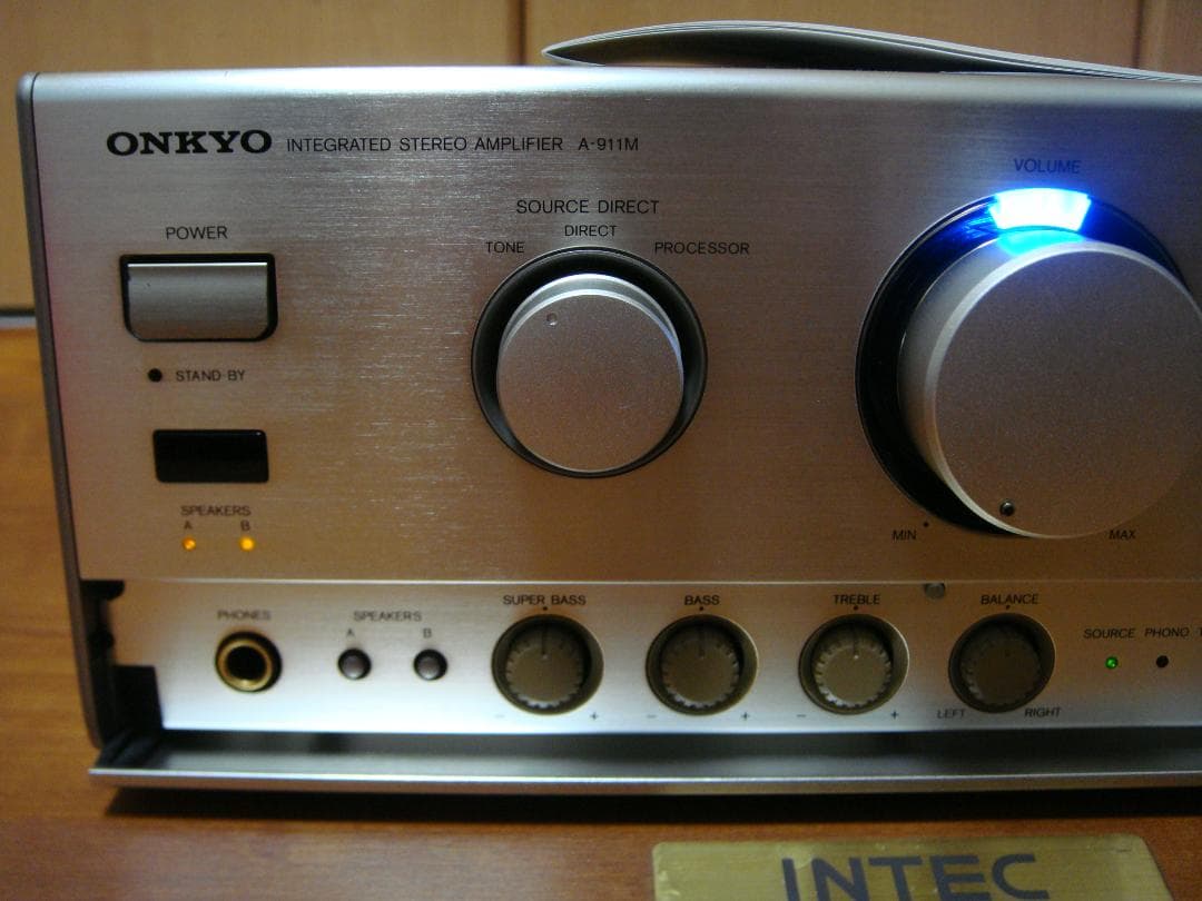 整備済 程度良 ONKYOオンキョー INTEC275アンプ A-911M取説付