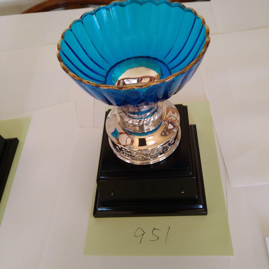 No.951 ブルー、ガラスカップ