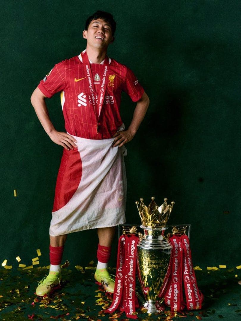 リヴァプール24-25 オーセンティック正規品　プレミアチャンピオン仕様