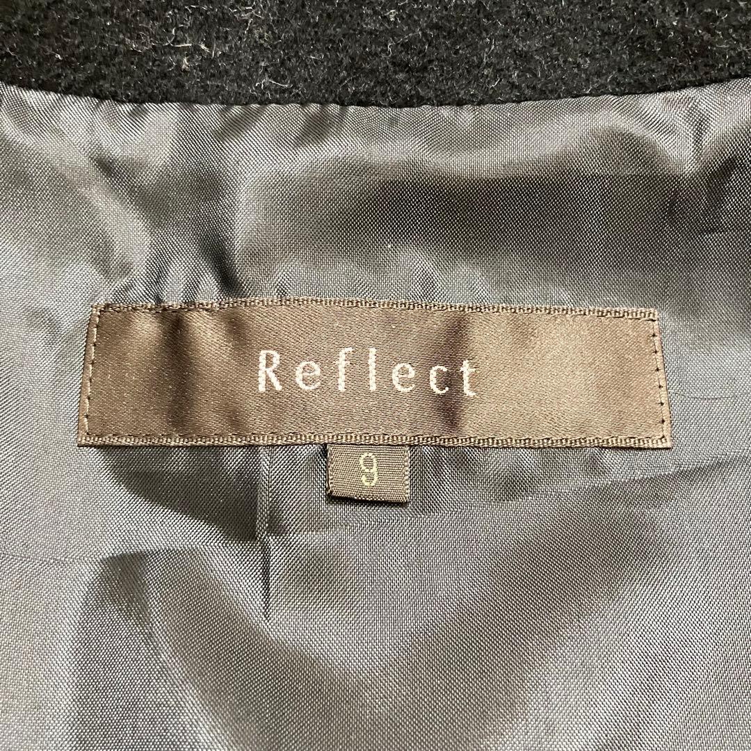 【Mサイズ】Reflect リフレクト ウール アンゴラ ポンチョ ケープコート