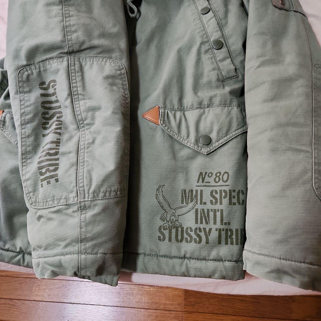 Stussy, L, オリーブグリーン、モッズコート