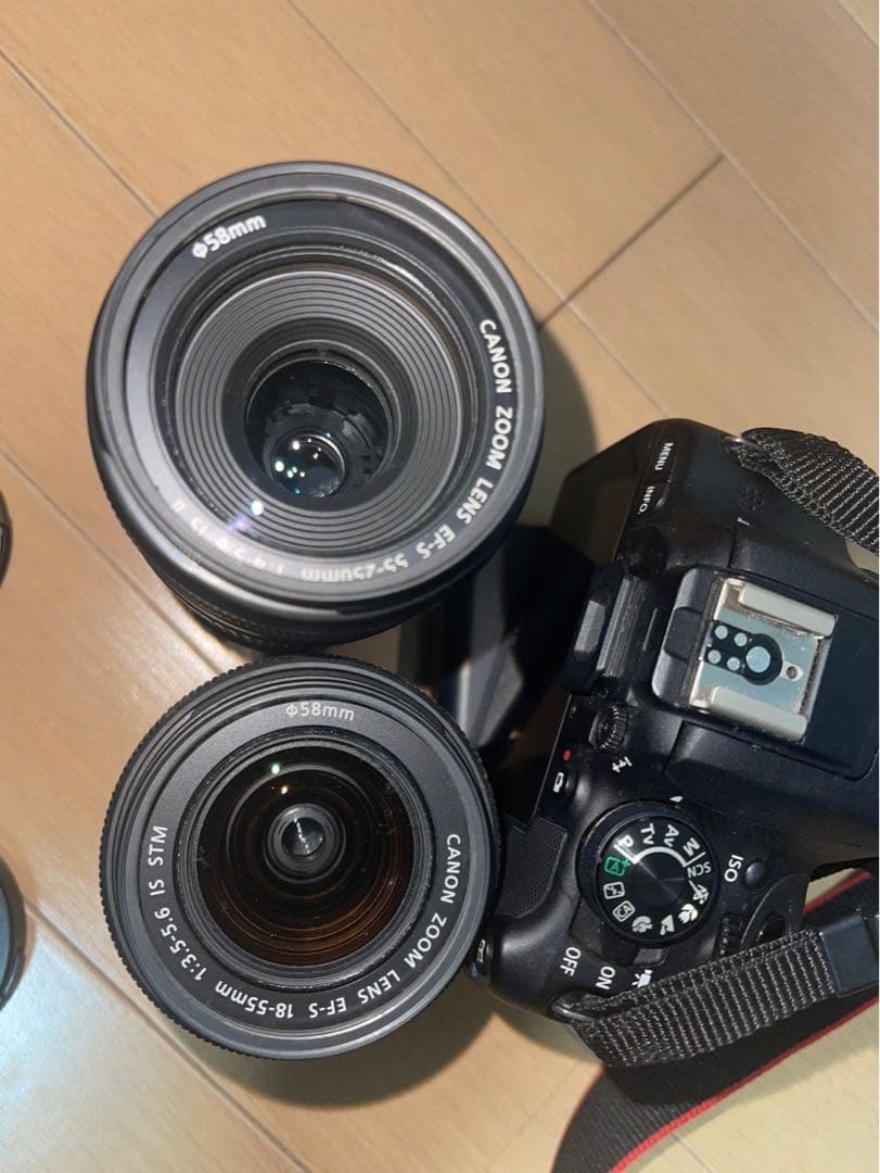デジタル一眼レフカメラ レンズ2本セット　Canon iosKiss X7i