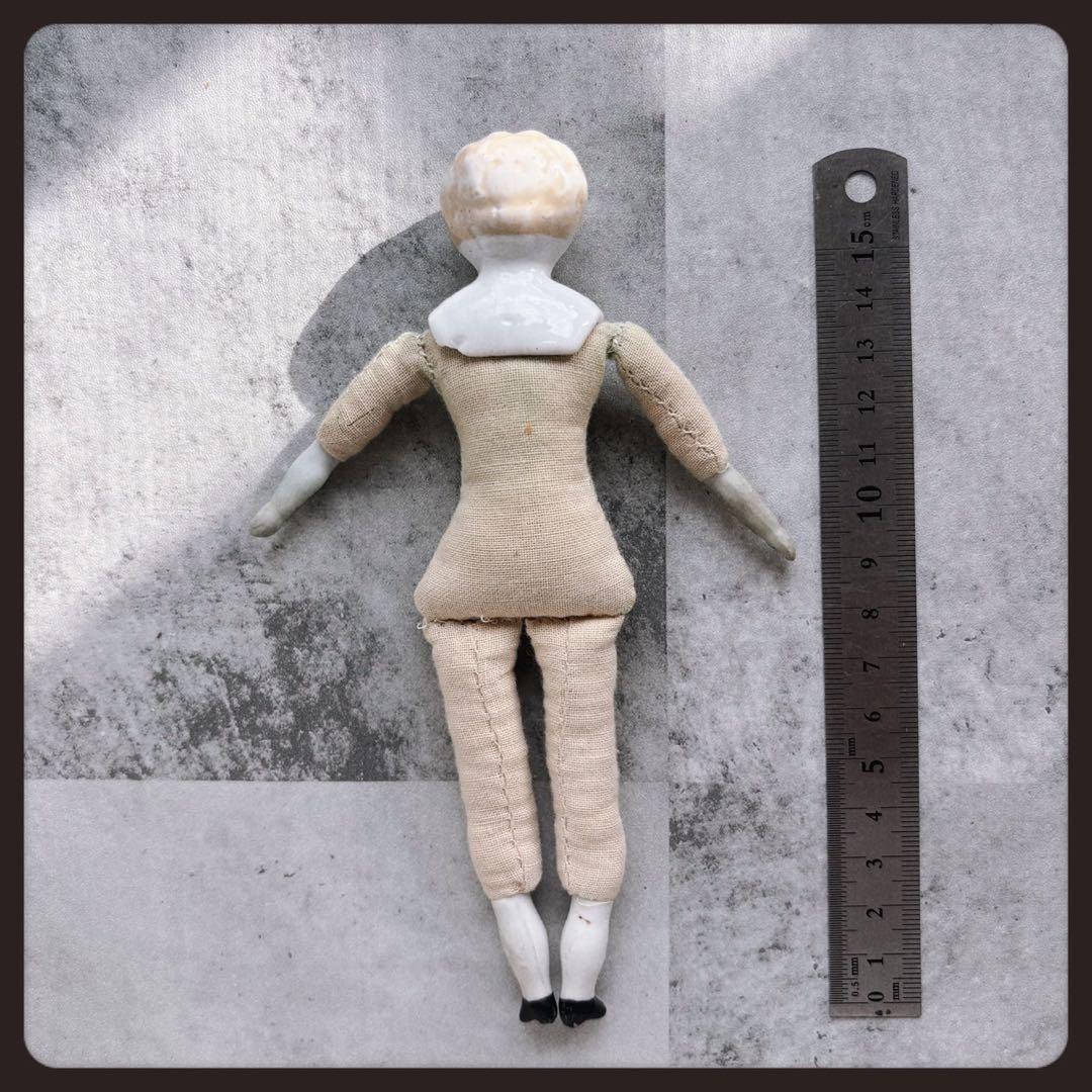 アンティーク ブロンド　チャイナヘッドドール ビスクドール