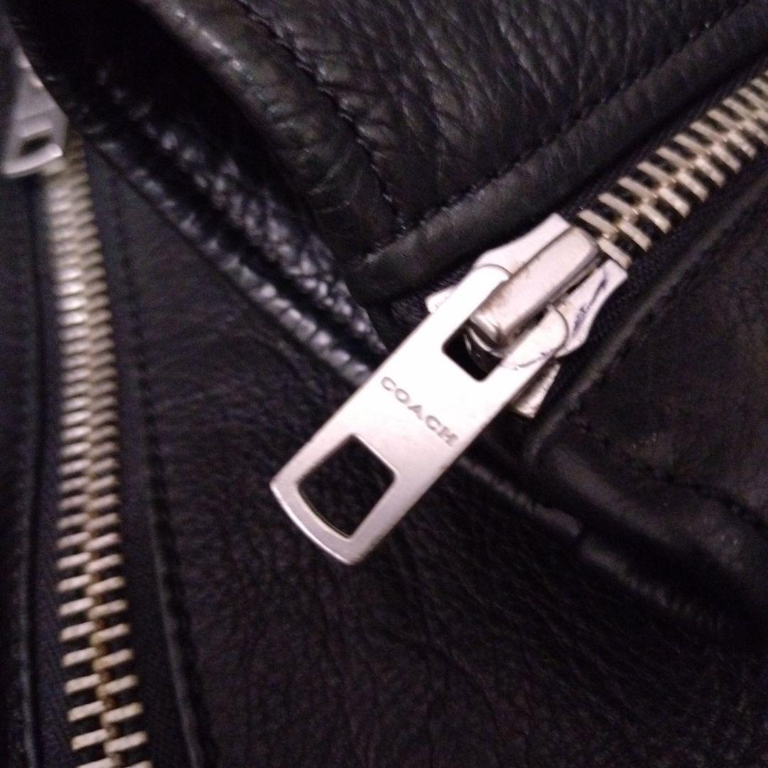 ✨美品✨COACH　シングルライダース　本革　レディース Lサイズ相当