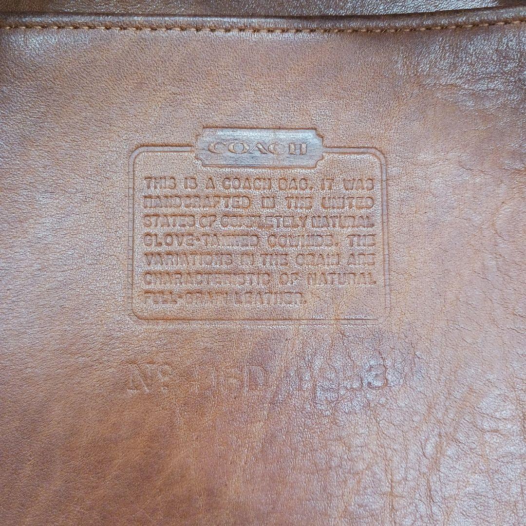 美品✨ オールドコーチ バケツ型 ショルダーバッグ ブラウン レガシー 9953