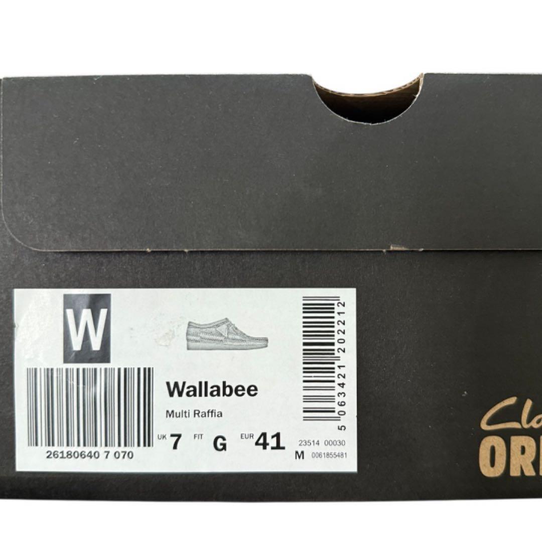 Clarks Wallabee Multi Raffia クラークス　ワラビー