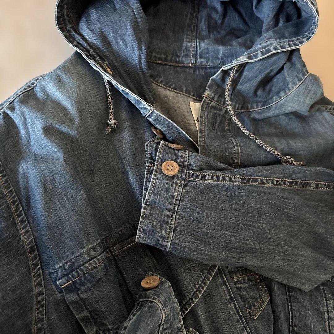 45R モンプチデニムのオンザビーチドレス（インディゴ 重）