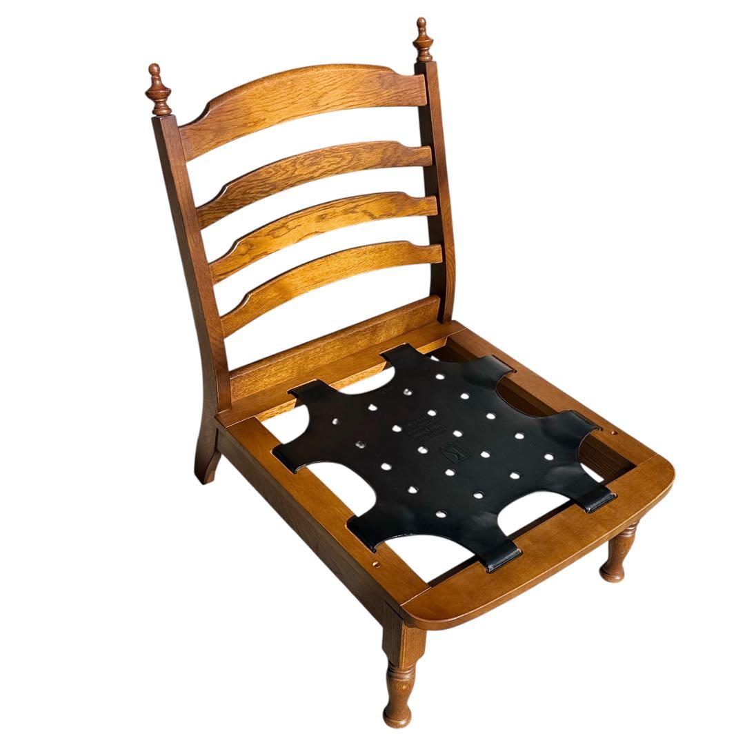 KZ029 飛騨産業　キツツキ　穂高 1Pソファ　木枠のみ 1人掛け椅子　チェア