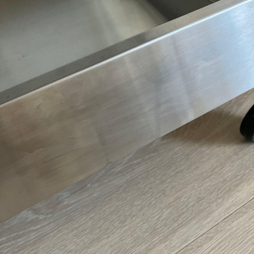 無印良品　ステンレスユニットシェルフワゴン