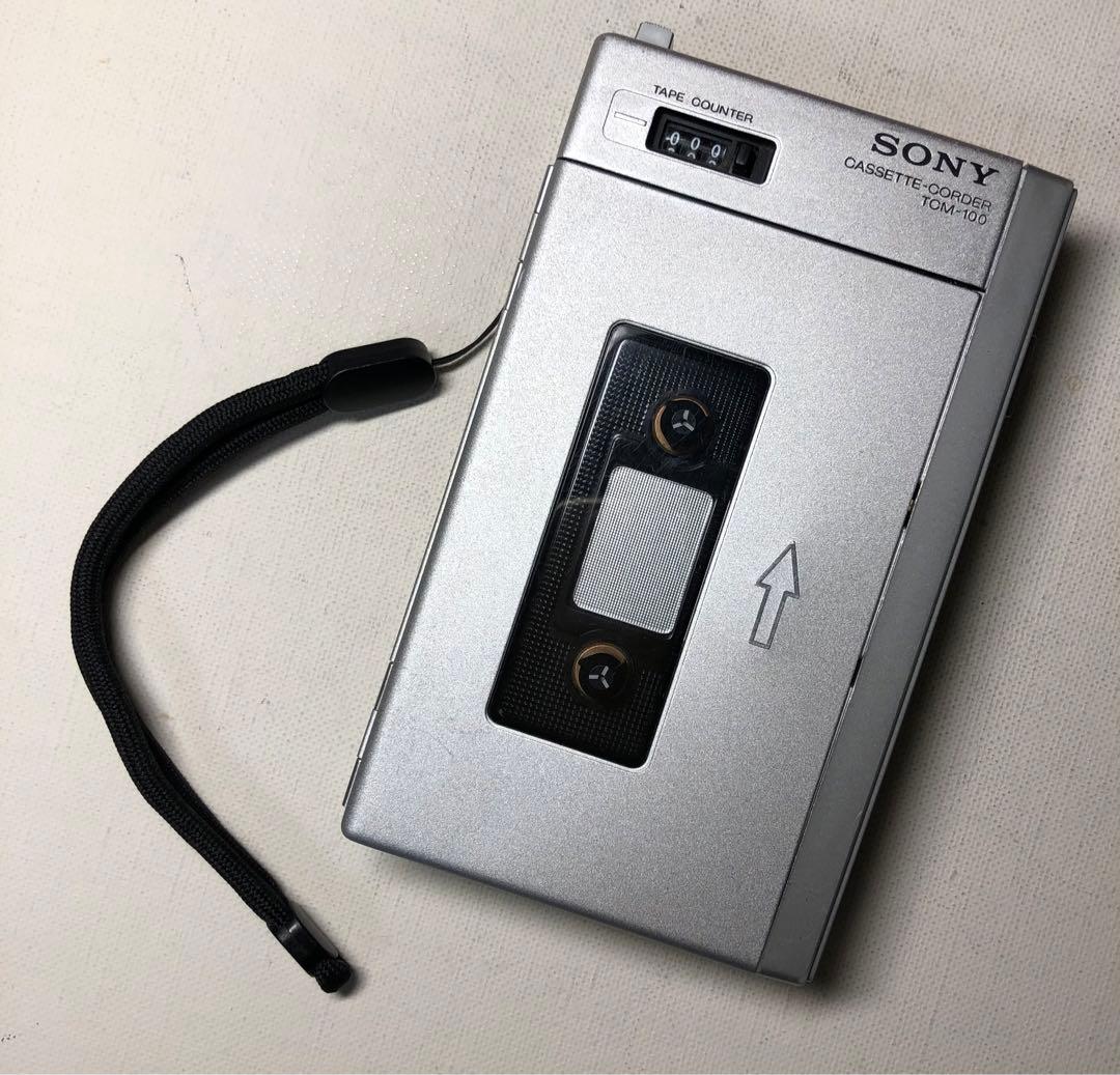 70's革新ポロネーズTCM-100コレクション可動版SONYカセットプレスマン