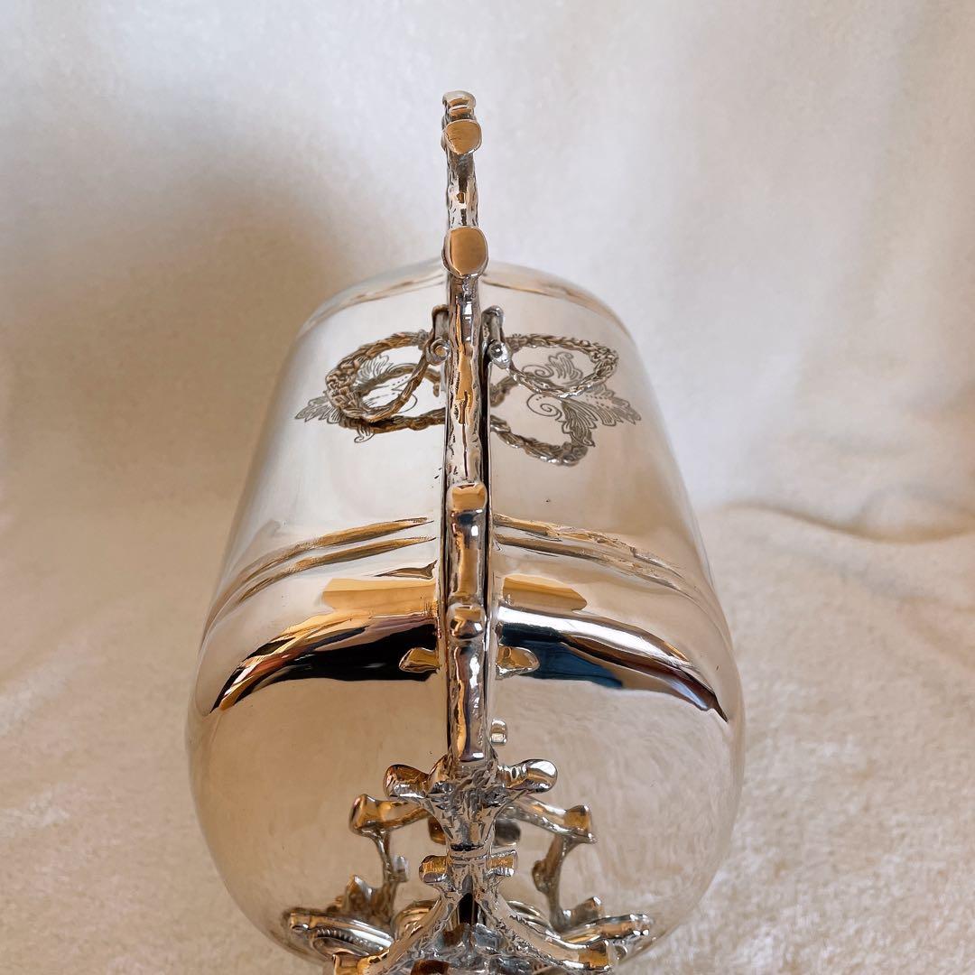 銀器 英国 シルバープレート ビスケットウォーマー