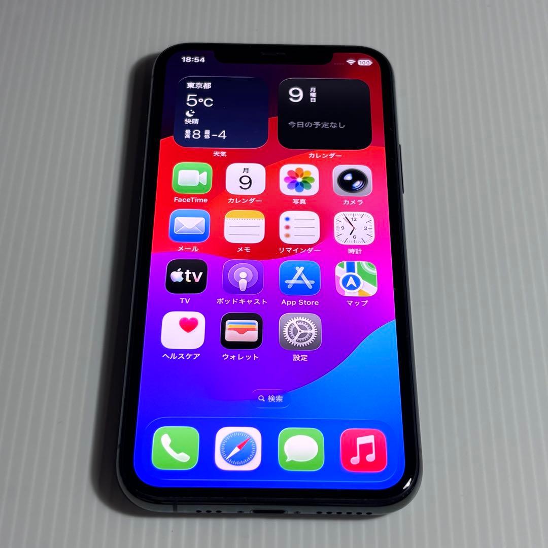 【極美品】iPhone11 Pro 64GB ミッドナイトグリーン BT94%