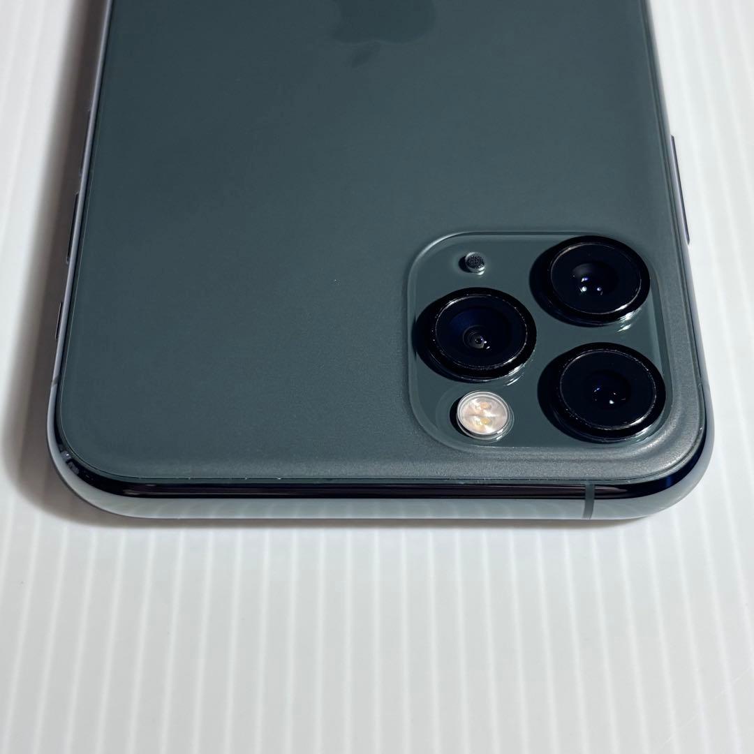 【極美品】iPhone11 Pro 64GB ミッドナイトグリーン BT94%