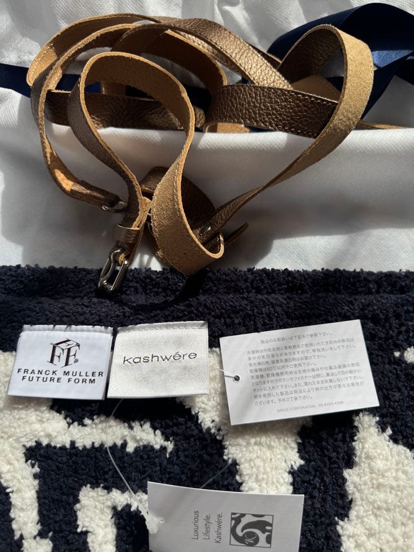 新品 FRANCK MULLER & Kashwére コラボ ブランケット