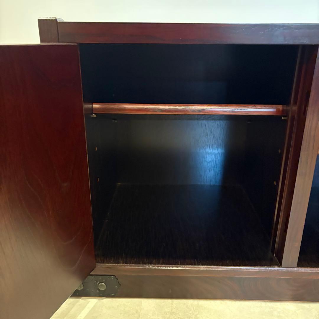 からくり箪笥　民芸家具　収納棚　チェスト　和棚　ローボード