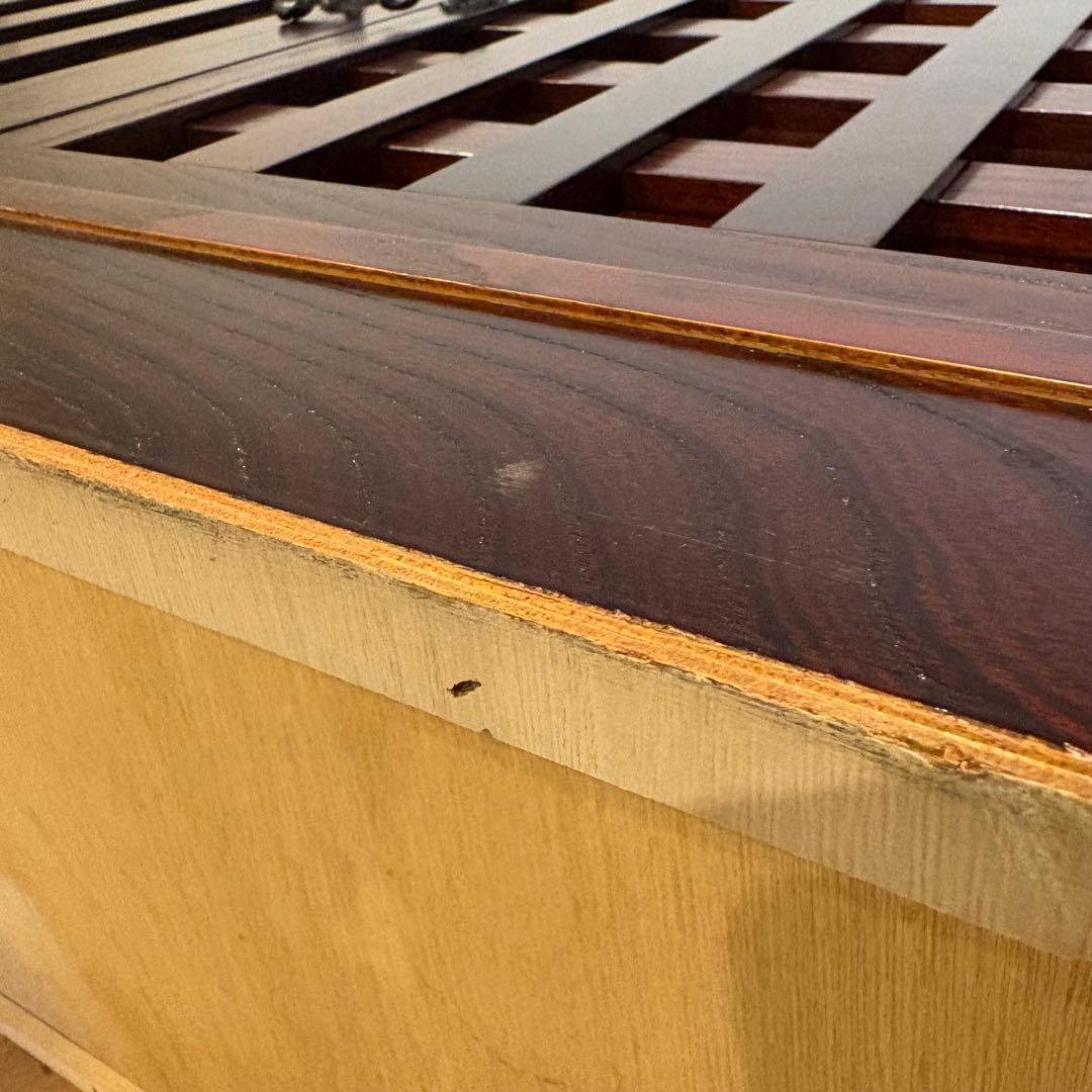 からくり箪笥　民芸家具　収納棚　チェスト　和棚　ローボード