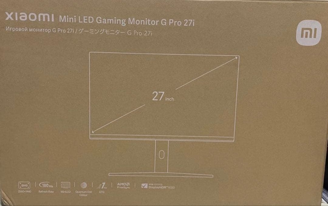 Xiaomi g pro27 i miniLED 「土日発送」