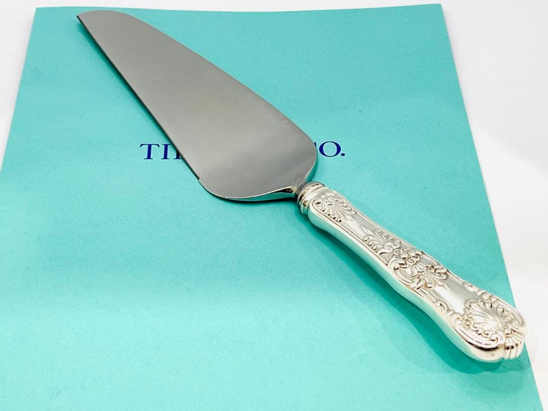c744 希少　ティファニー　ケーキサーバー　スターリング　銀食器　カトラリー
