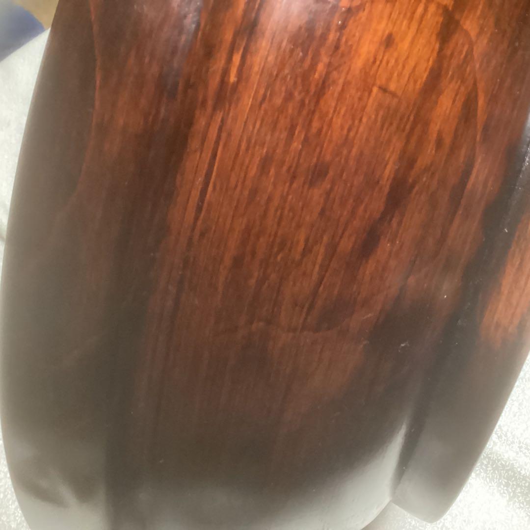 そば打ち　くりぬきこね鉢　天然木銀杏　漆塗り　45cm 未使用品