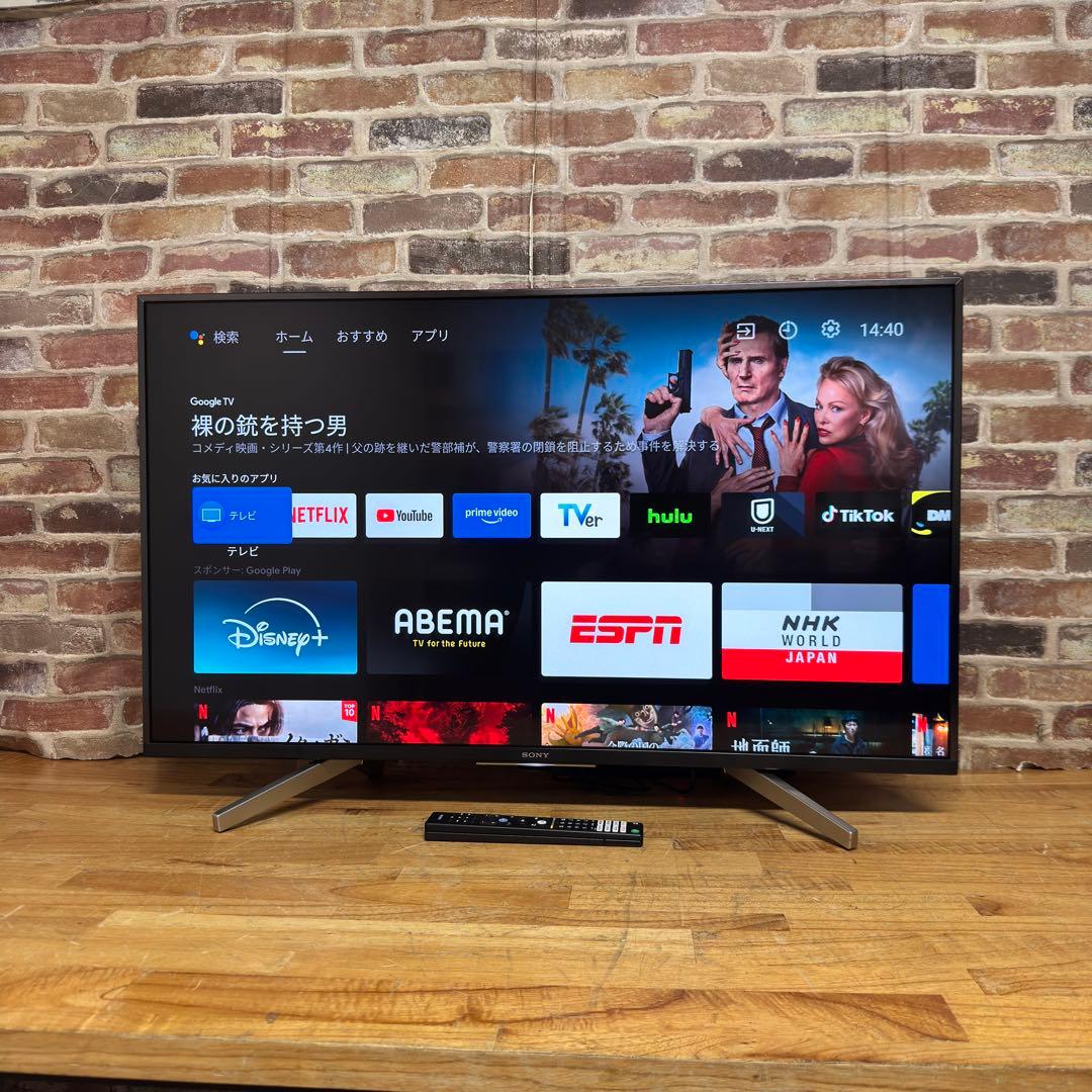 SONY 49V型 4K 液晶テレビ BRAVIA KJ-49X8500G