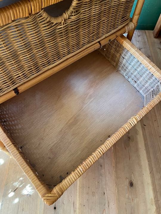 籐 ラタン チェスト インテリア 昭和レトロ 箪笥