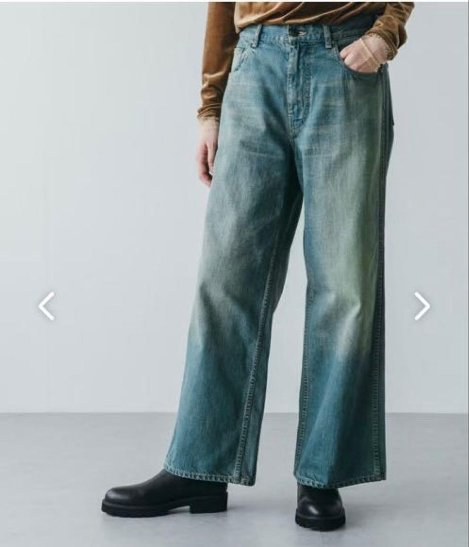 北欧、暮らしの道具店　サイドゴアブーツ　牛皮　ブラック　24センチ