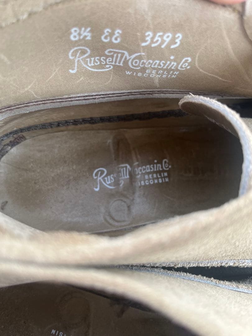 【Russell Ｍoccasin】スエード8 1/2