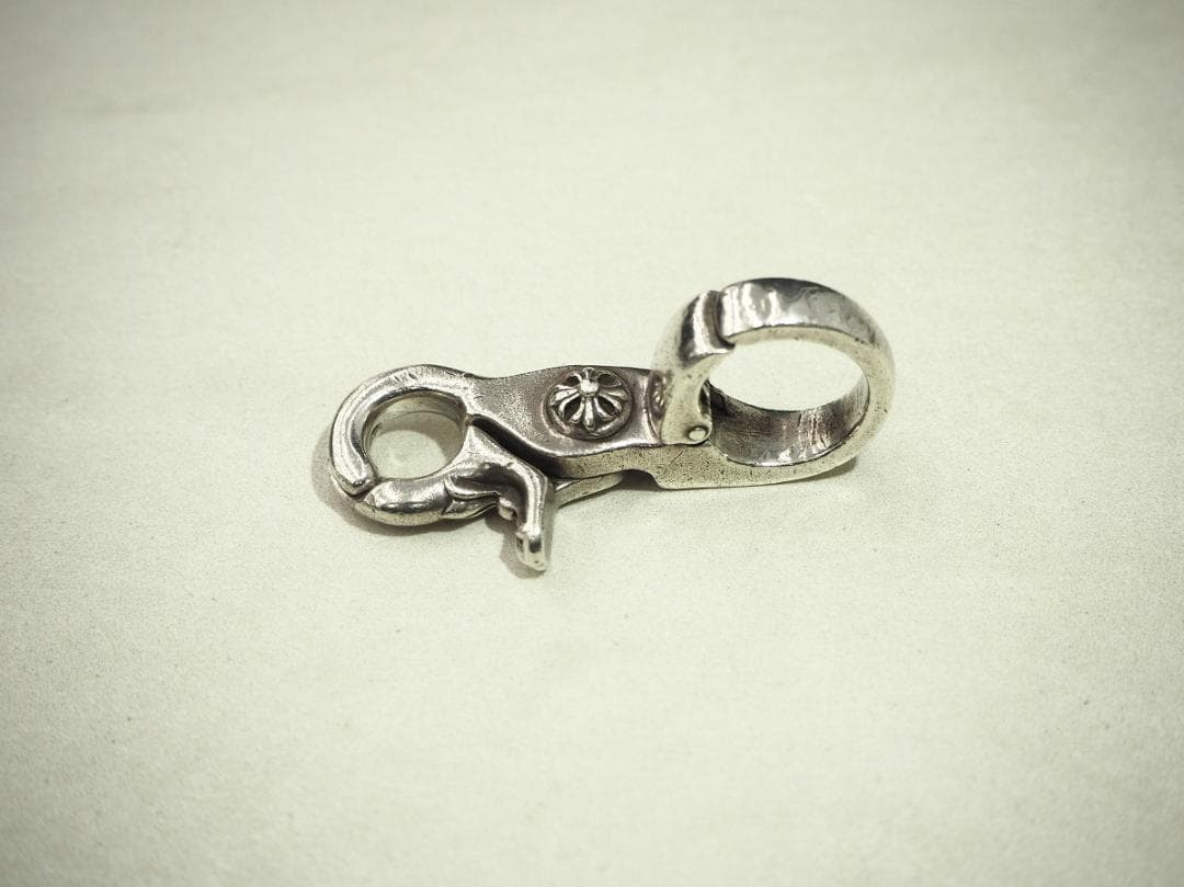 正規 CHROME HEARTS QUICK CLIP キーホルダー320P▲