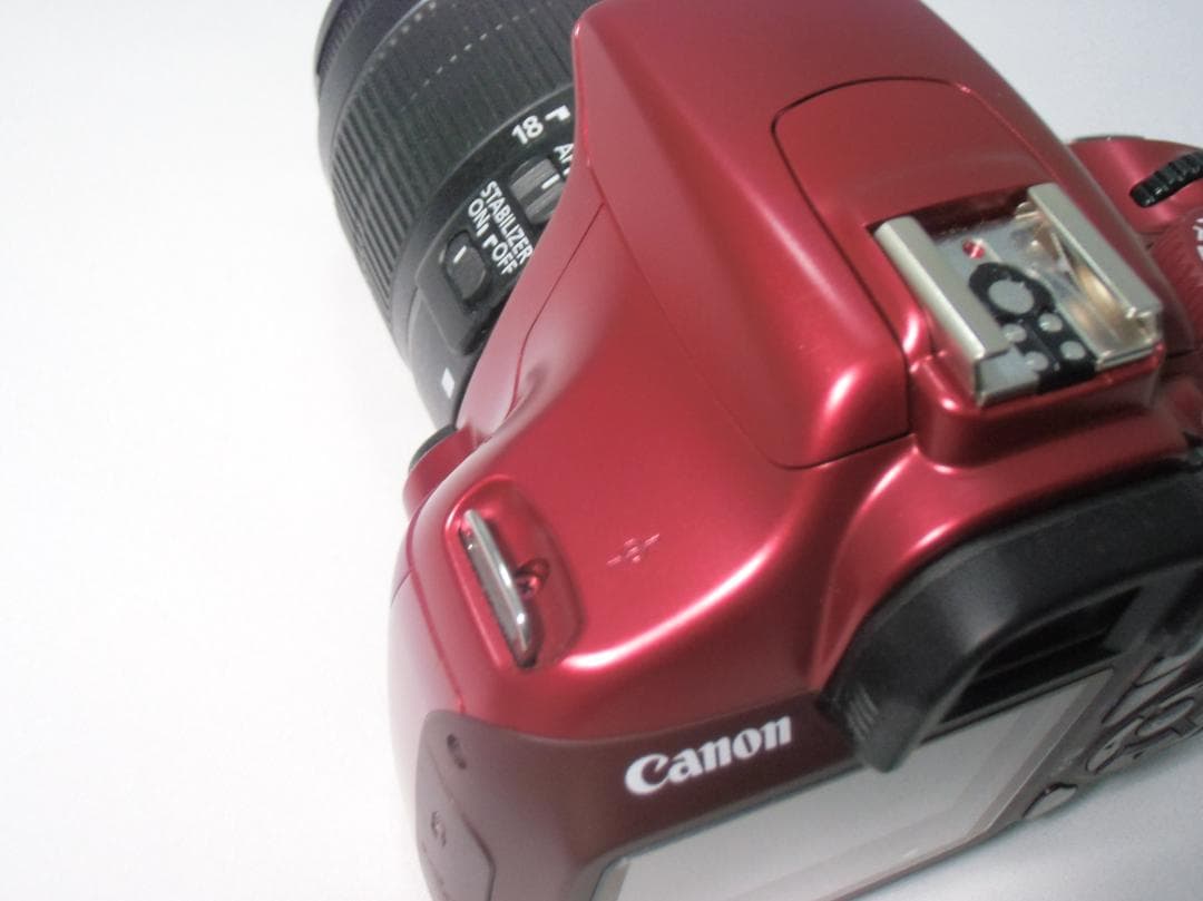 Canon EOS Kiss X50 レッド ダブルズームキット B062