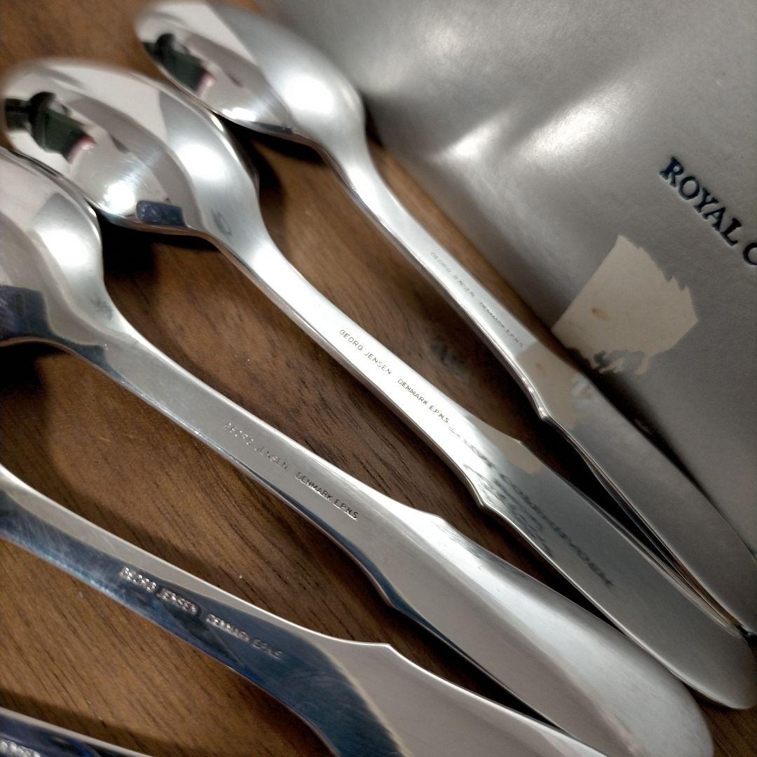 ジョージジェンセン スプーン 6本 カラトリー E.P.N.S刻印