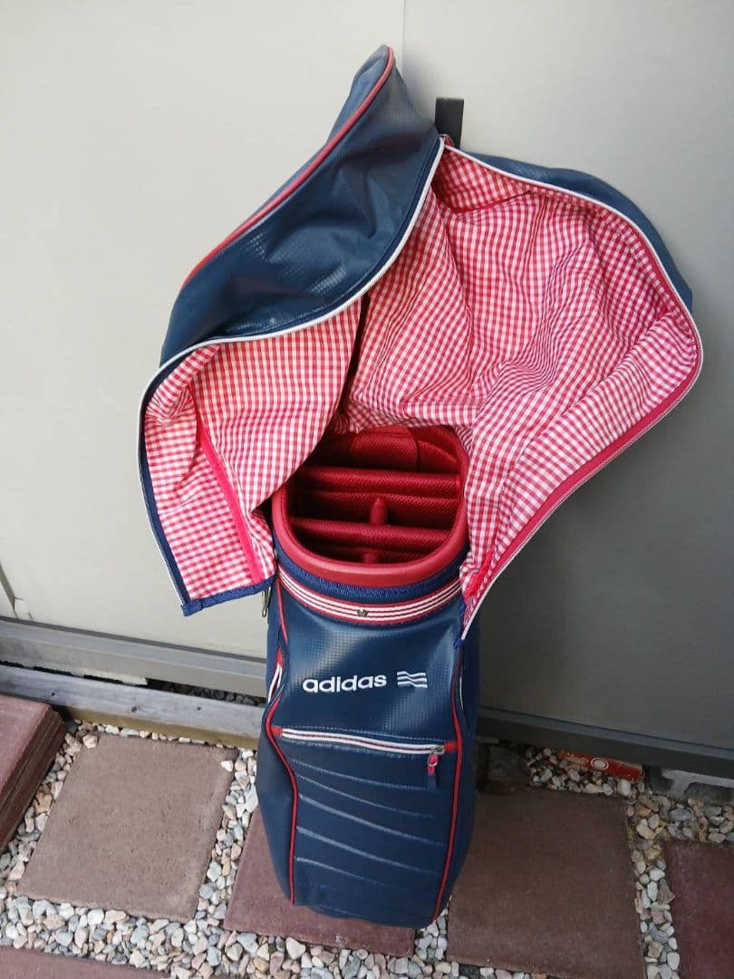 adidas ゴルフバッグ レディース ネイビー/レッド