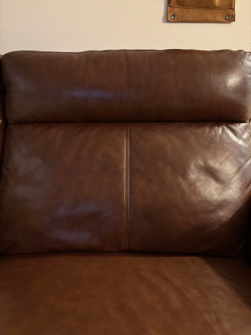 ラルーキー　本革　電動リクライニングソファ