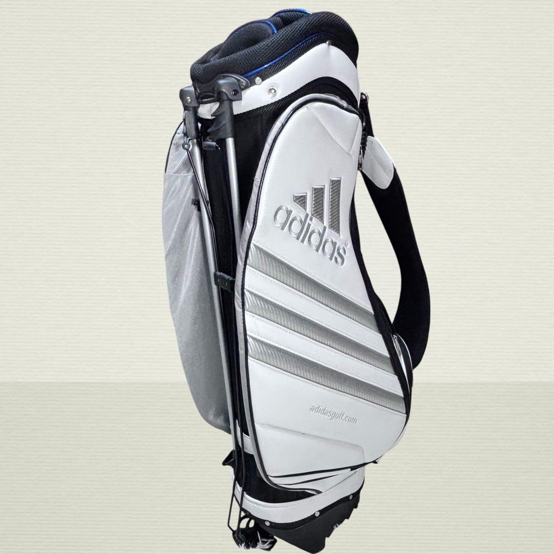 ✨極美品✨ adidas キャディバッグ スタンドバッグ ホワイト 9型