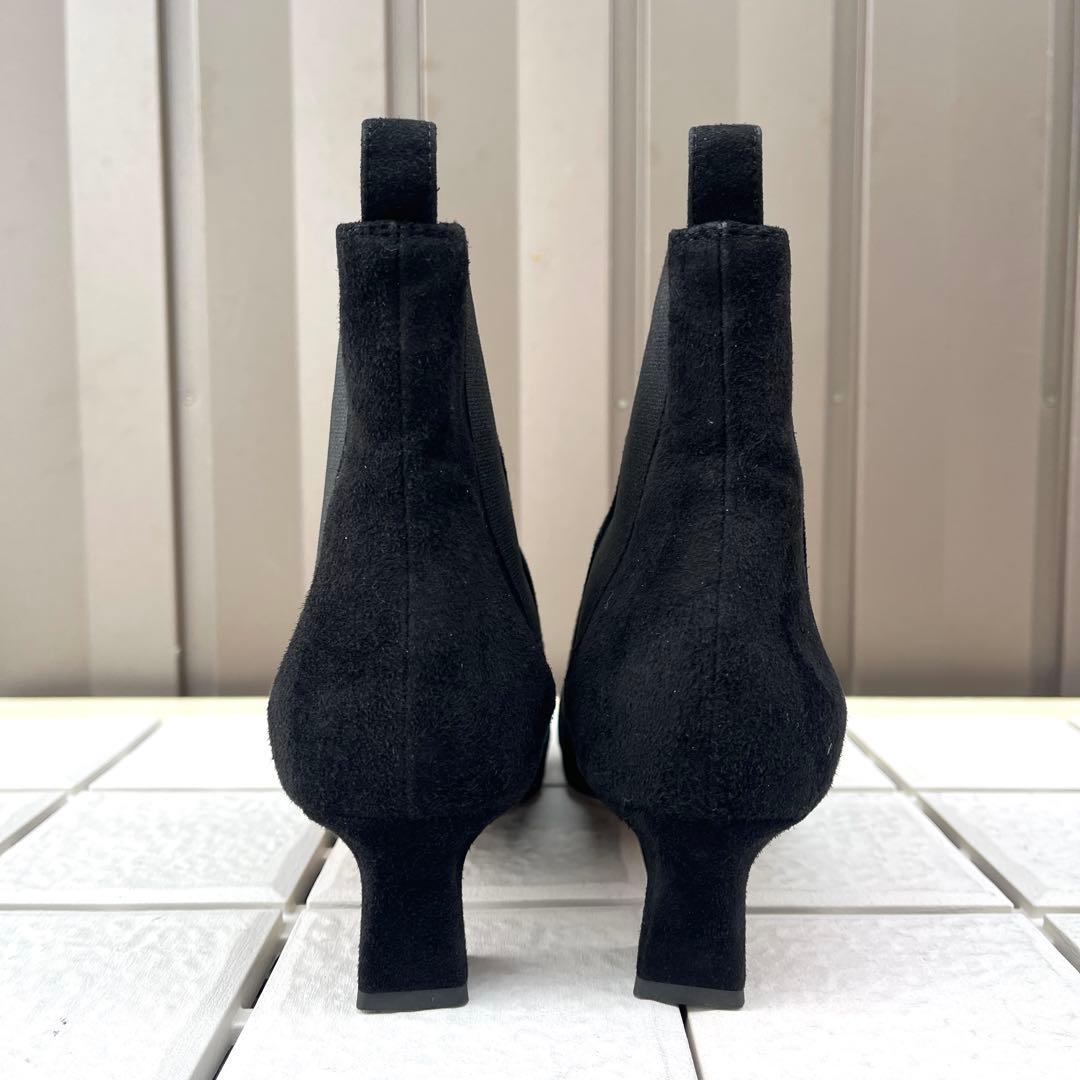 36 Roger Vivier サイドゴア　ショートブーツ　黒　23