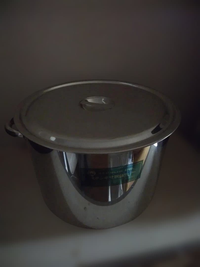 Ωシルバーアロー18-8STENLESSSTEEL・半寸胴鍋45CM