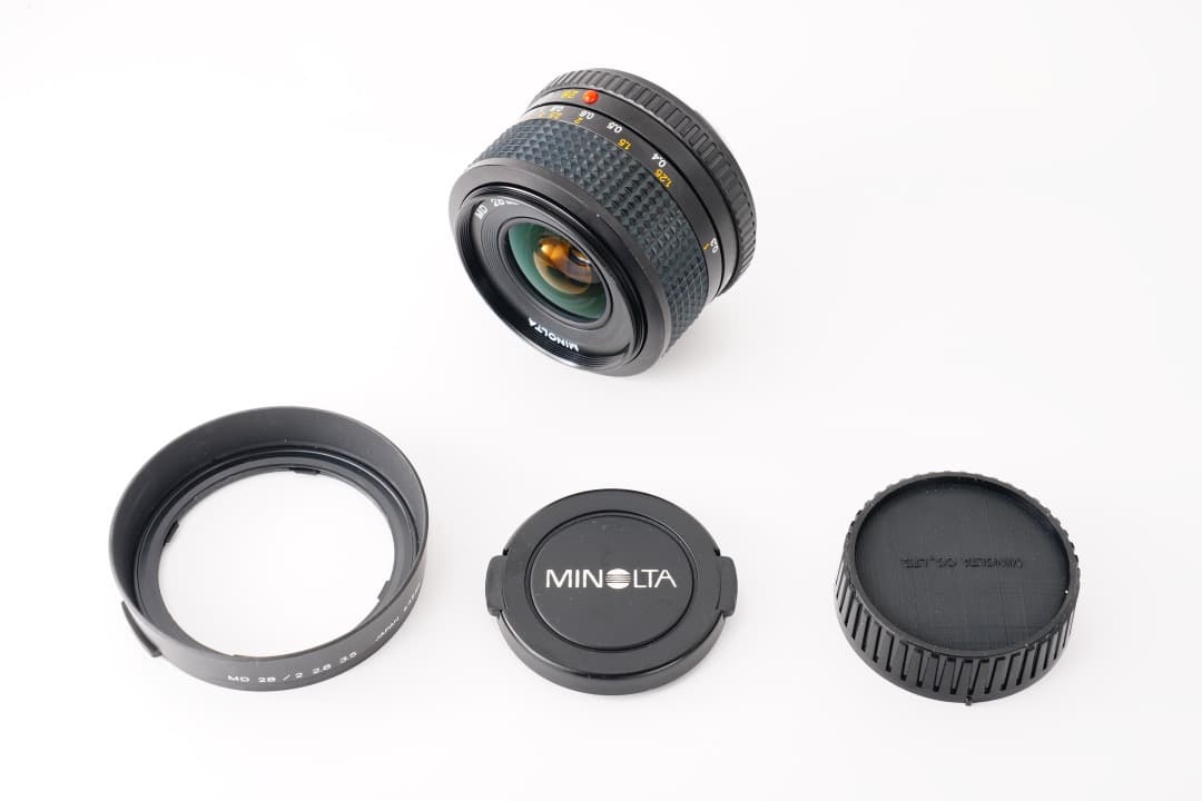 【極美品】Minolta New MD 28mm F2.8 ミノルタ 205