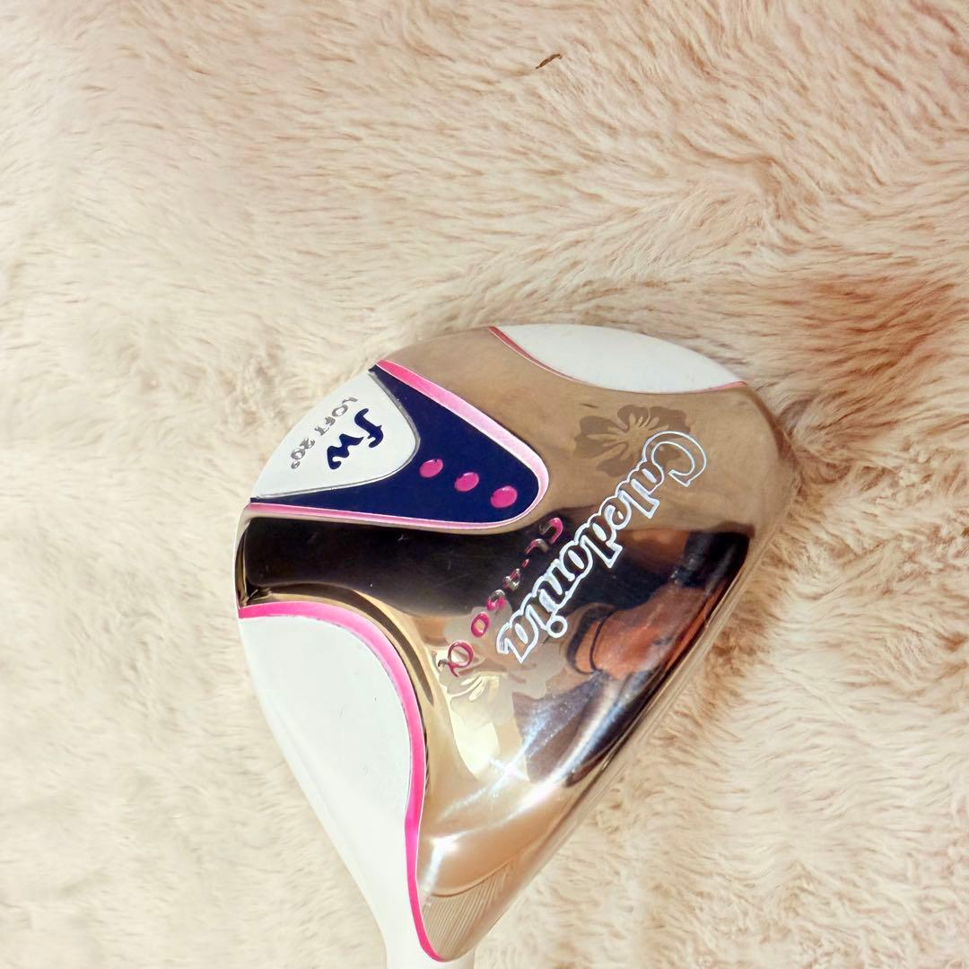 カレドニア レディースゴルフクラブセット CL-460α バッグ付き 7本