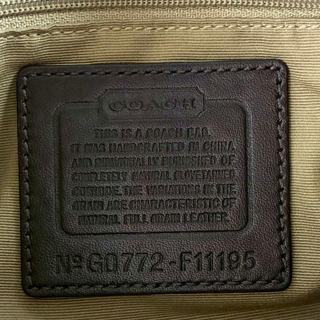 ✨美品✨コーチ　ハンドバッグ　ワンショルダーバッグ　レザー　ブラウン