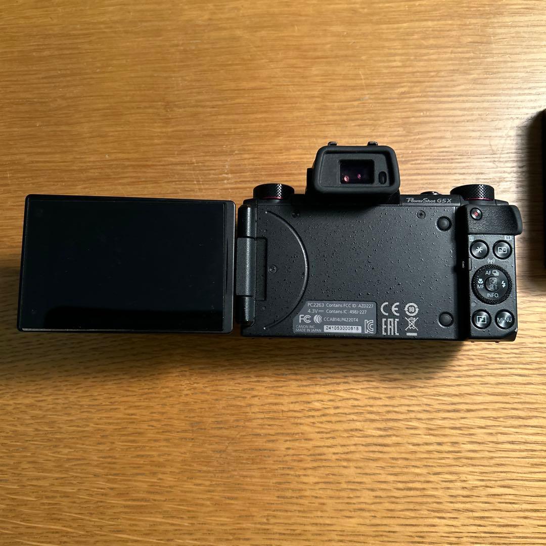 Canon power shot G5X コンパクトデジカメ　本体と充電器付き