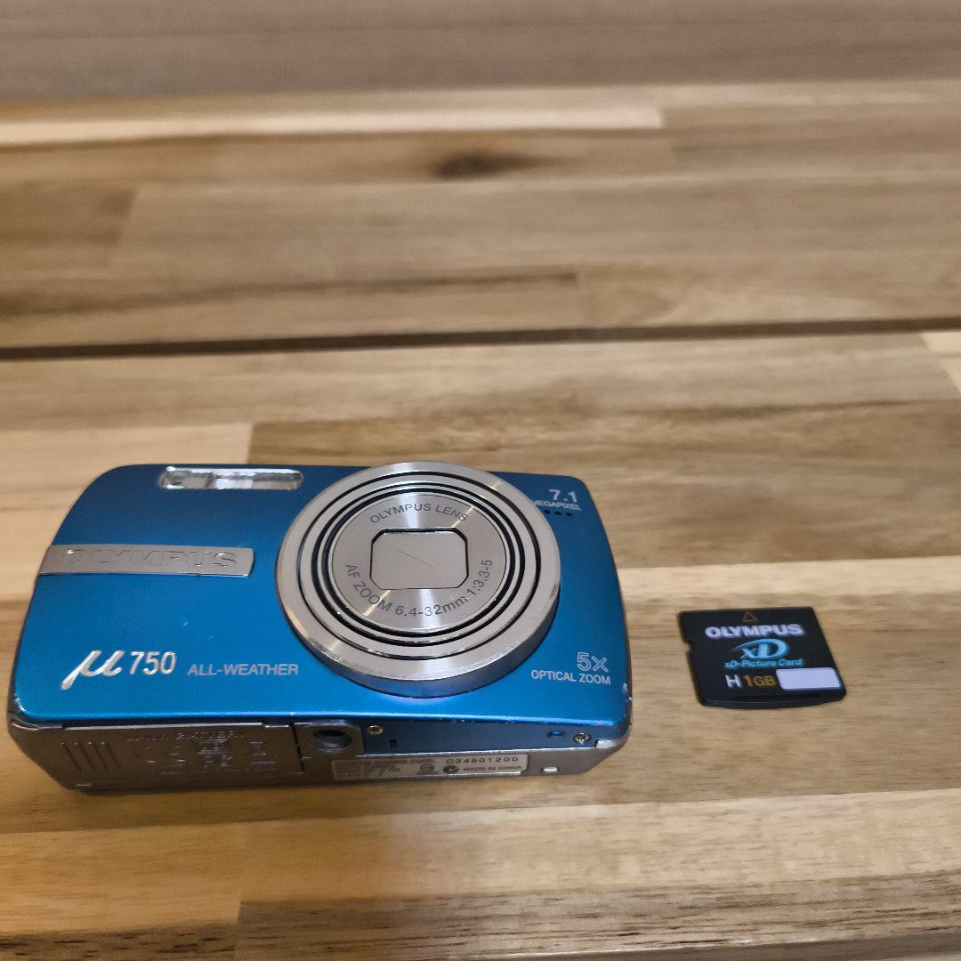 オリンパス OLYMPUS ミュー μ750 デジタルカメラ 外箱付き