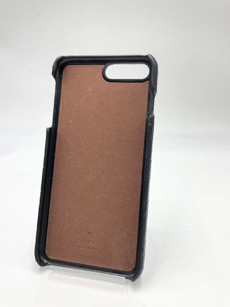 グッチ　iPhone7ケース　ケース　ブラック　GG柄　レディース　メンズお洒落