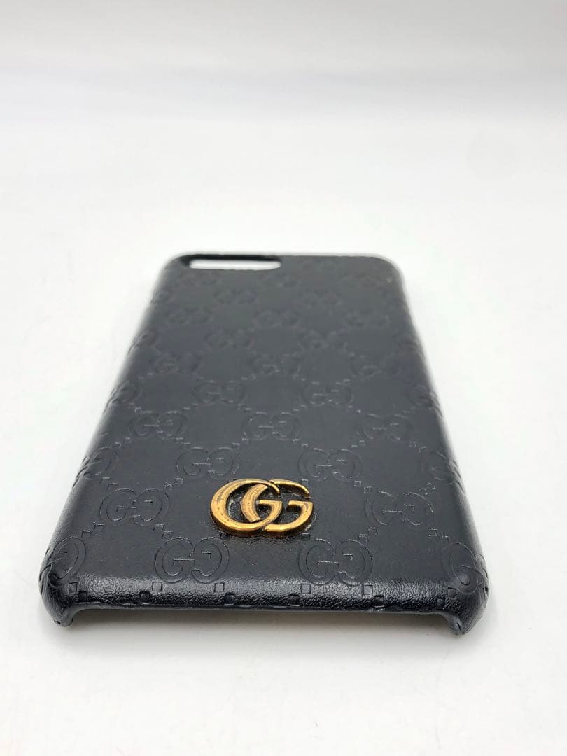 グッチ　iPhone7ケース　ケース　ブラック　GG柄　レディース　メンズお洒落