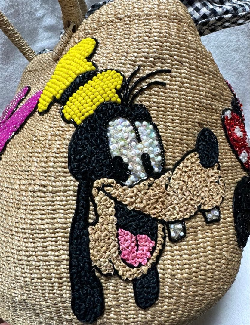 ビームスボーイ 20th 別注 Disney オールスター カゴバッグ